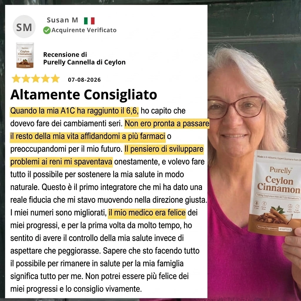 Cannella di Ceylon 7.200 mg con Olio MCT