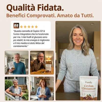 Cannella di Ceylon (equivalente a 7200 mg) con olio MCT