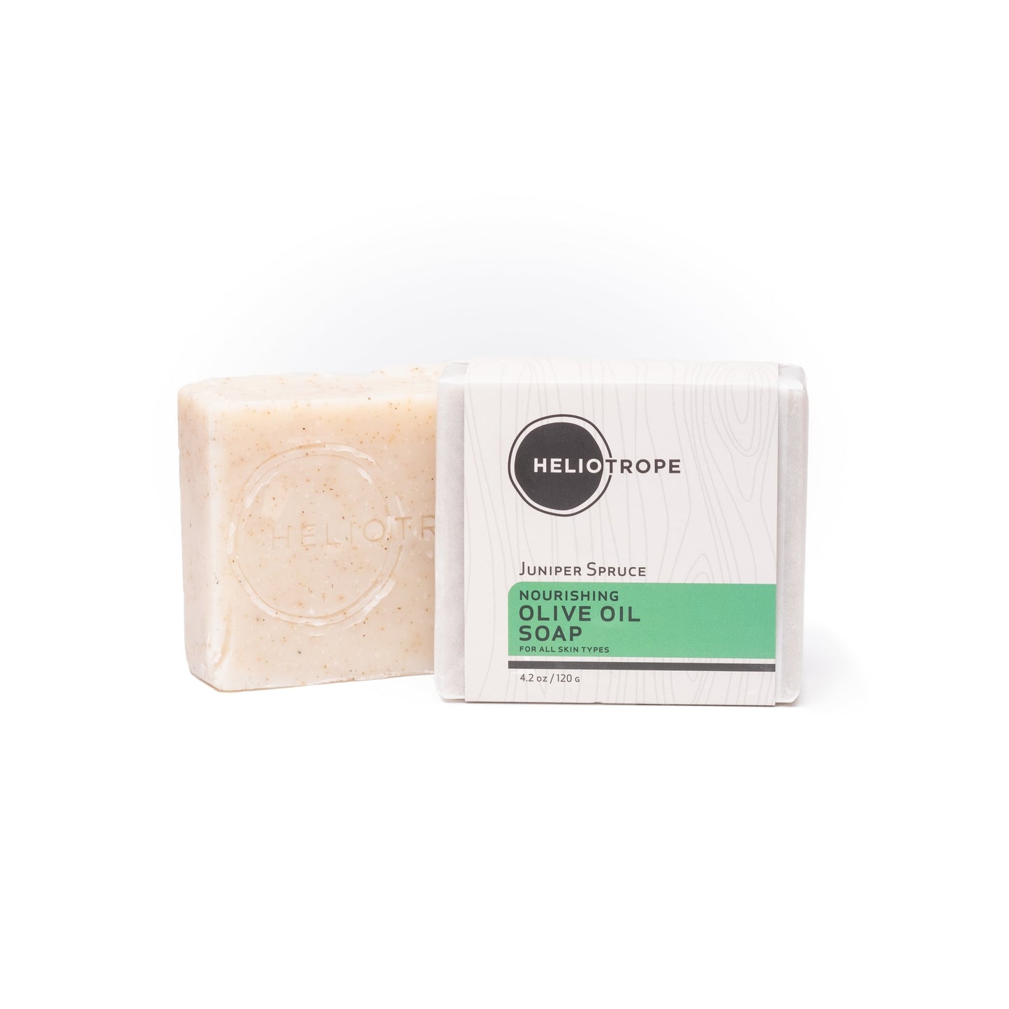 uniper Spruce Olive Oil Soap – Fresh Coniferous Scented Handmade Bar.