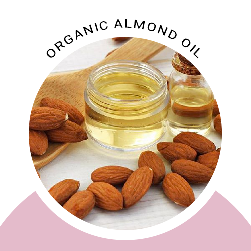 Organic Almond Oil – A key ingredient in Glimmer Goddess Organic Whipped Body Butter.