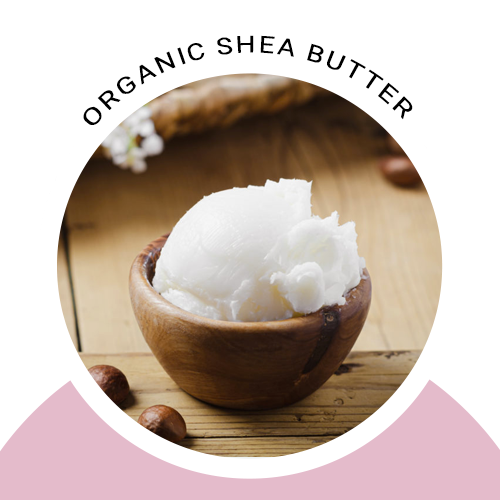 Organic Shea Butter – The ultimate moisturizing ingredient in Glimmer Goddess Organic Whipped Body Butter.