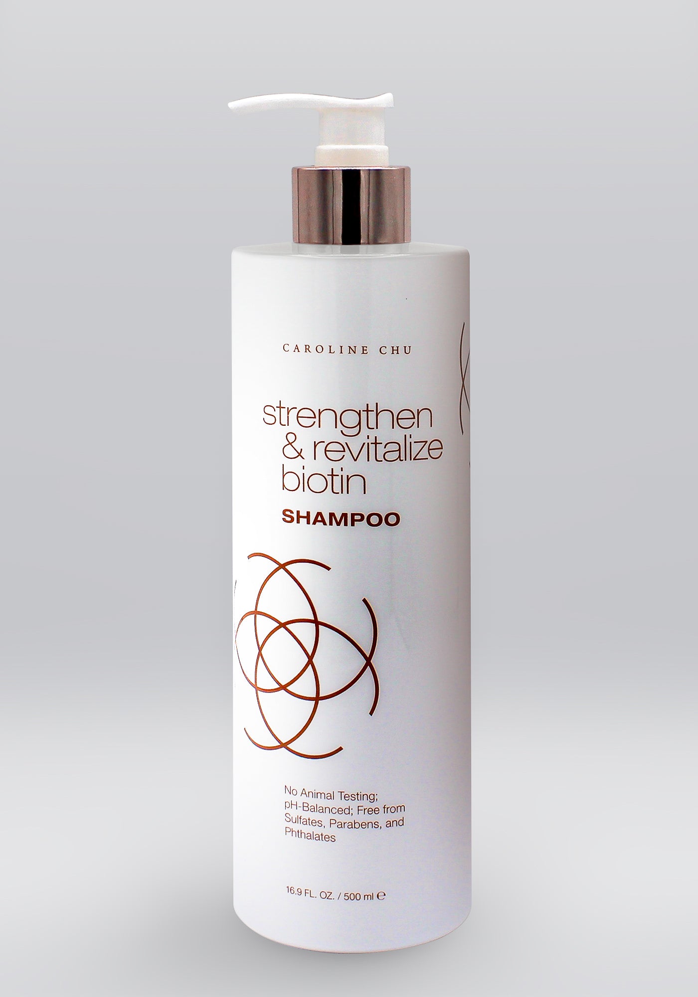 Biotin Strength & Revitalize Shampoo – 16.9 fl oz bottle, premium haircare product for strengthening and nourishing hair.