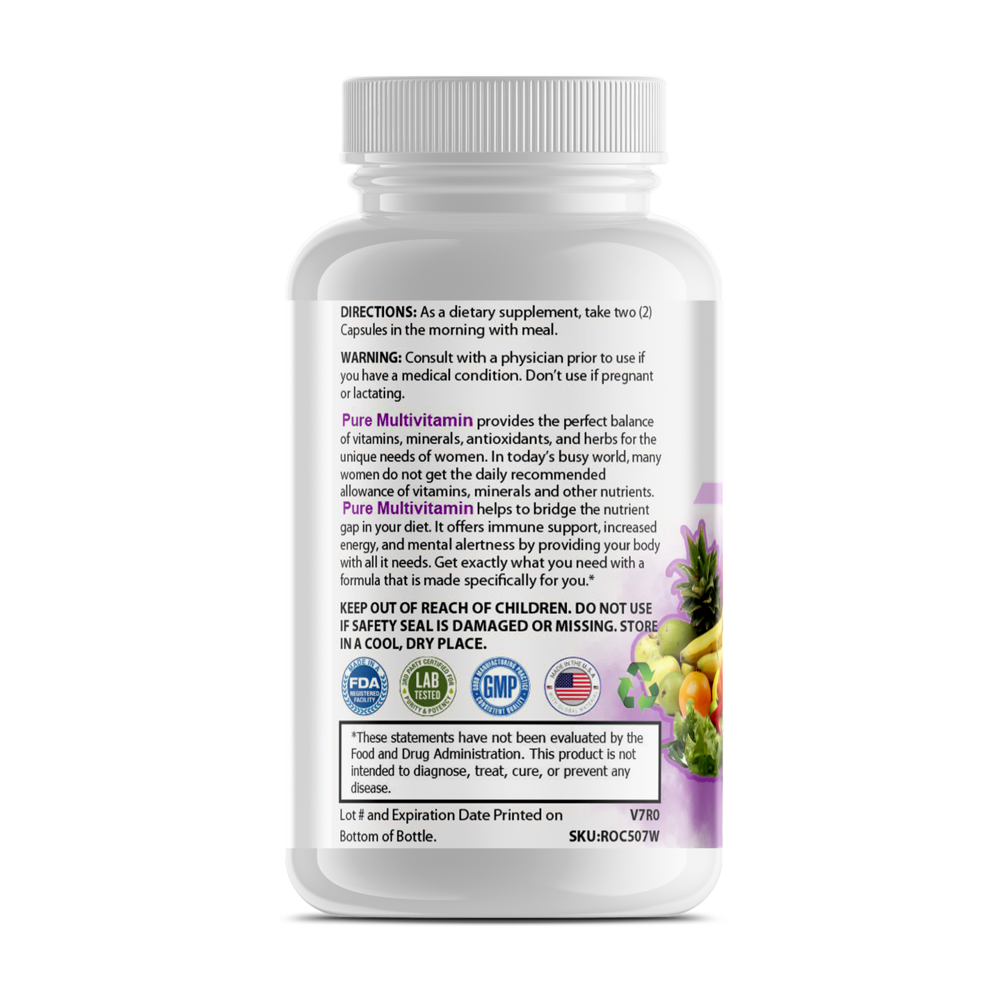 Pure Multivitamin for Women - Supplement Details and Benefits.