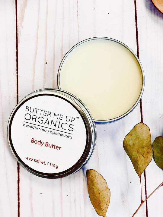 Organic Body Butter – Hydrating and natural skincare in a recyclable tin.