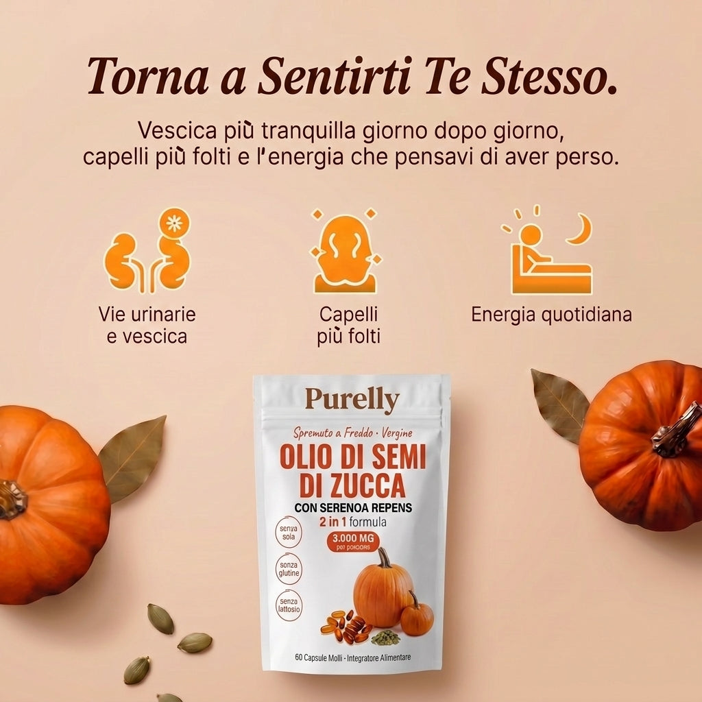 Torna a sentirti te stesso: vie urinarie, capelli, energia