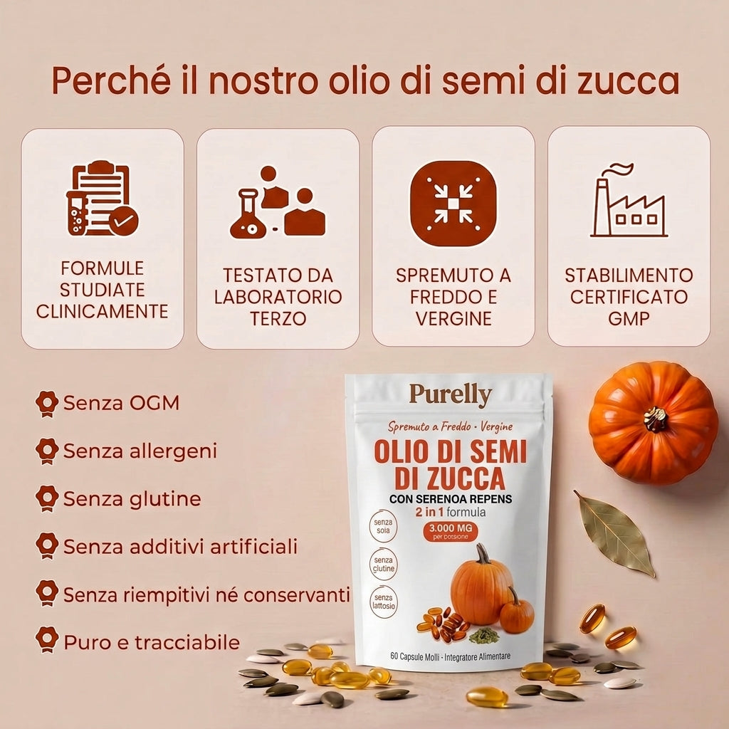 Perché il nostro olio di semi di zucca